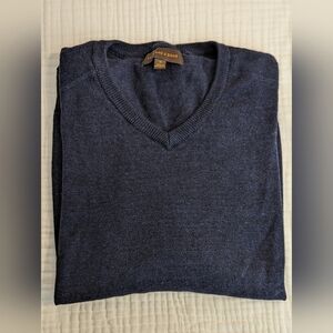 Men's navy Fairlane and Sons Sweater, Size Medium